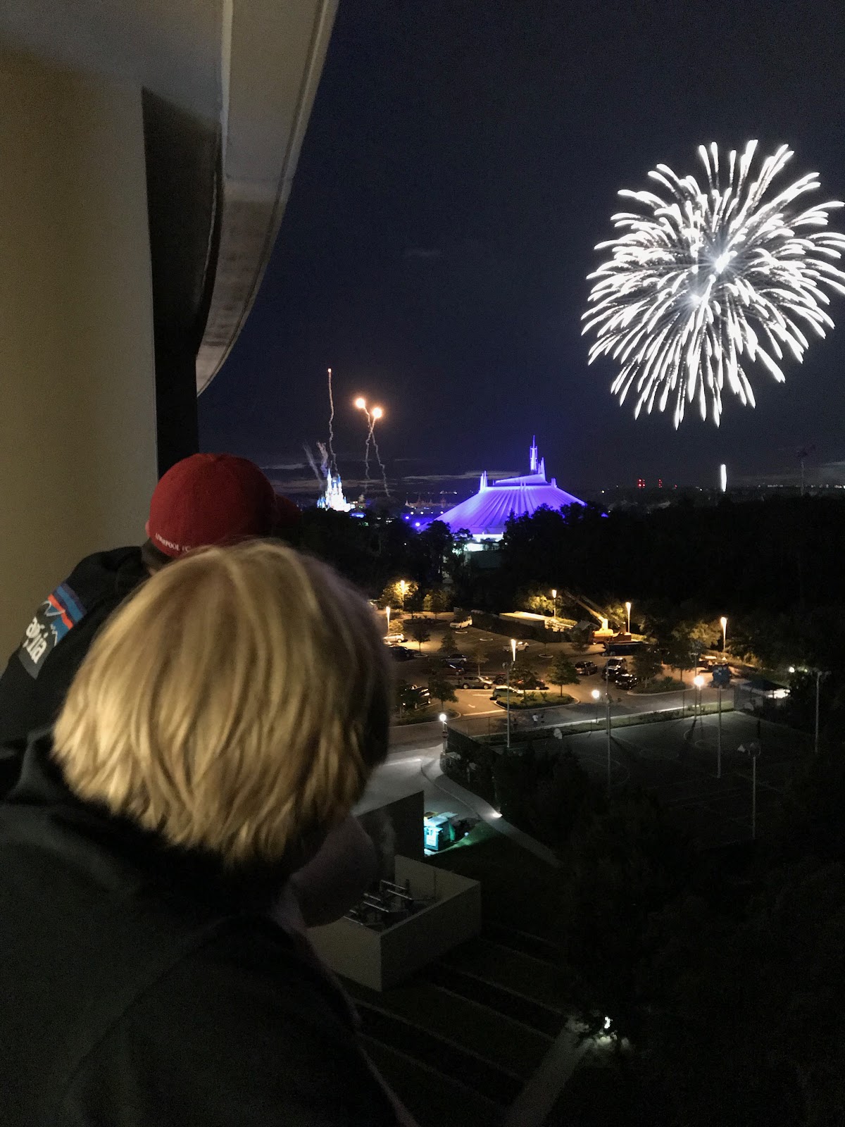 Bay Lake Tower View Of FIreworks