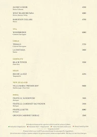 Saffron - Marriott Hotel menu 8