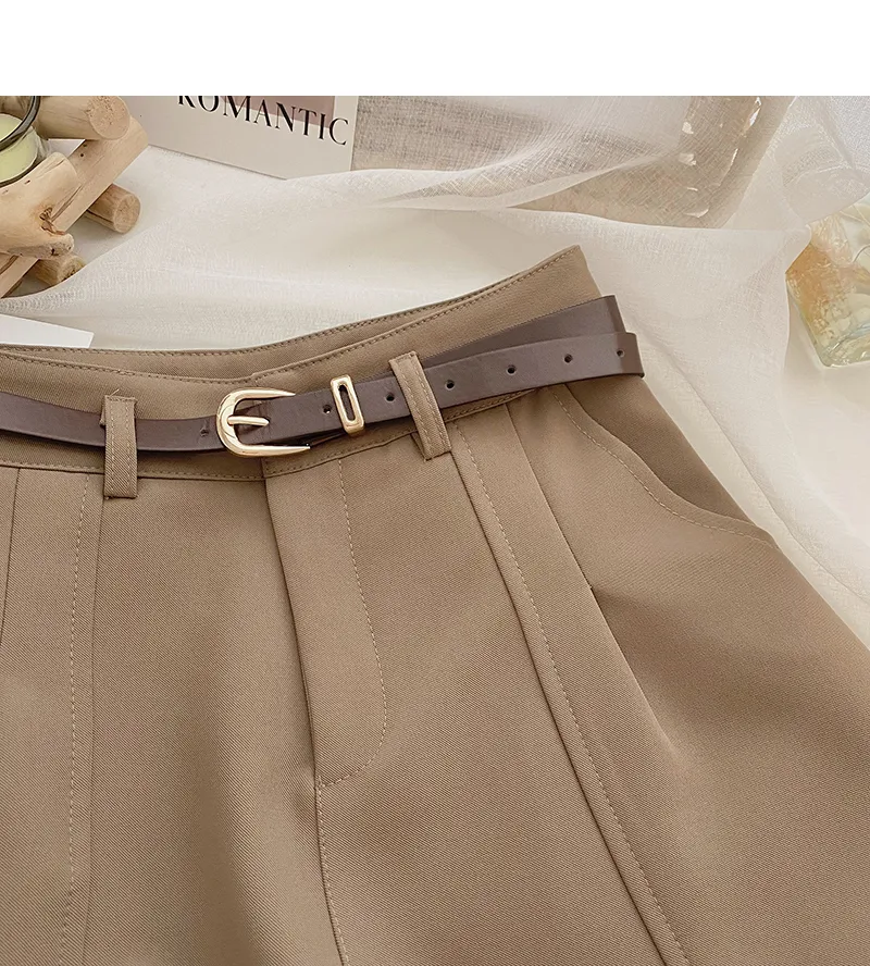 Title 8, Hong Kong Style Retro Hose, High Waist, A-Linie...