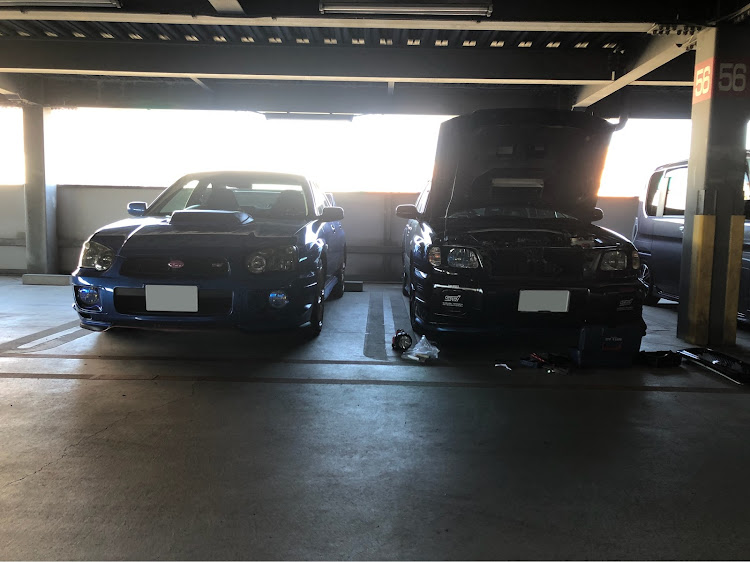 フォレスターのグリル内LED取り付け・ちーむまつお関東MT・タントカスタムに関するカスタム事例の投稿画像1枚目