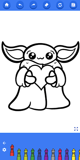 Baby Yoda Coloring Book