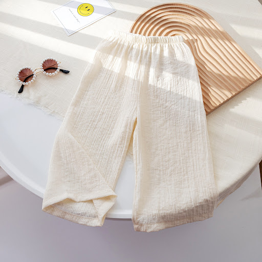 Title 1, Girls Wide-leg Pants Simple Anti-mosquito