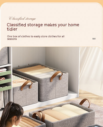 Title 13, Fashion Storage Box Clothing Household. Organiz...