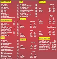 Chin Chu Express menu 1