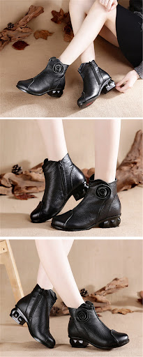Title 8, Botas de mujer con forro polar de estilo étnico...