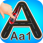 Road Tracing Book - Alphabets & Numbers Tracing  Icon