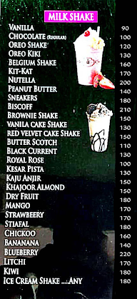 Pastonji Ice Cream Parlor menu 4