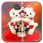 Cover Image of ダウンロード Teddy Bear Zipper Lock 1.0 APK