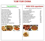 Yum Yum China menu 3