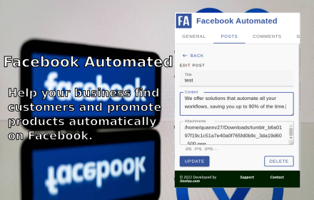 Facebook Automated - Save 90% your time small promo image