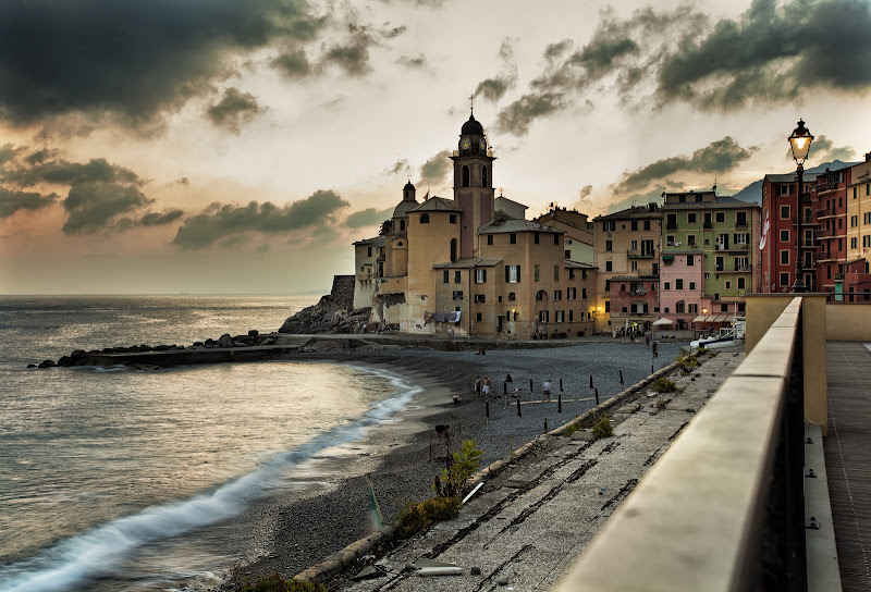 scende la sera a Camogli di angart71