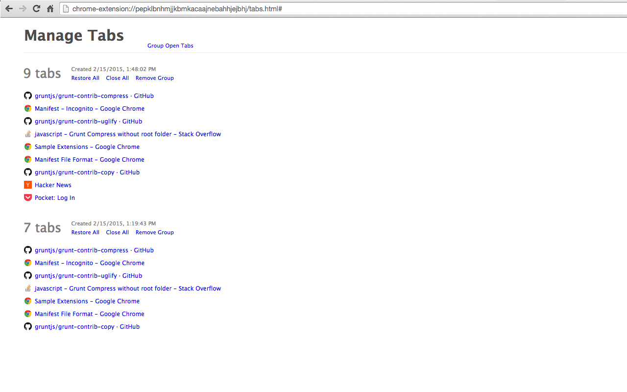 Manage Tabs Preview image 3