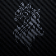 Dark Carbon fiber Dragon  Icon