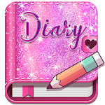 Cover Image of 下载 Pink Glitter Secret Diary 1.1.2 APK