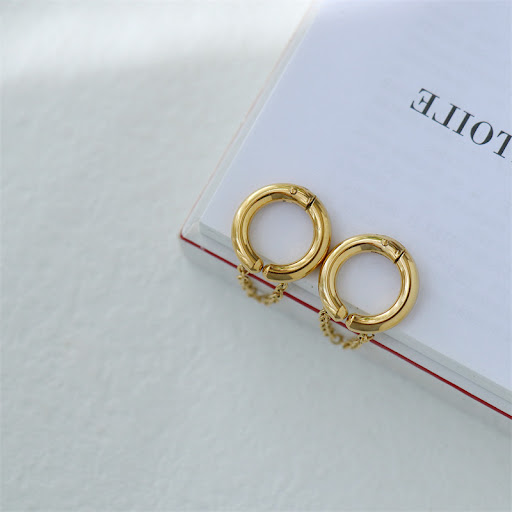 Title 7, Womens Titanium Steel Retro Simple Geometric E...