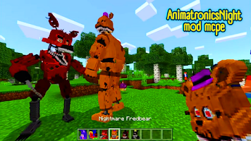 FNaF World Nightmare Fredbear & Nightmare (FNaF World Nightmare in desc.)  Minecraft Skin