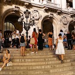 evening dancing at Palais Garnier, Paris Opera in Paris, France 