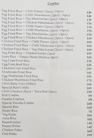 Bangali Pandit menu 1