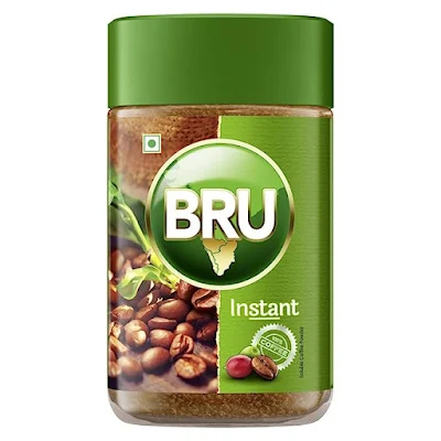 BRU Instant 100% Coffee 100 Gm Jar