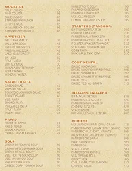 Mayur Restaurant menu 1