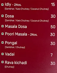 Samayal Rani menu 1