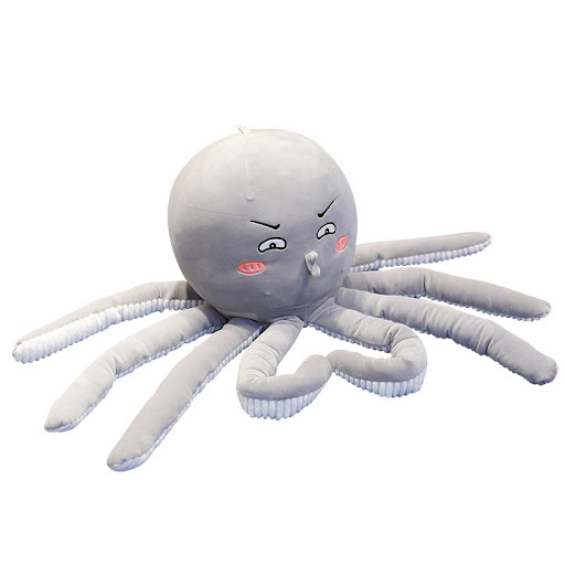 Title 5, Octopus Doll Plush Toy Creative Pillow, Soft an...