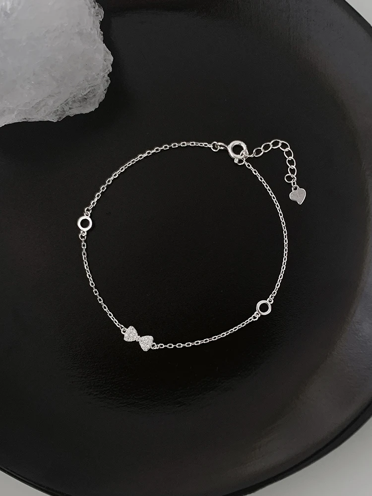 Title 8, Bracelet nœud en argent sterling 925 pour femme...