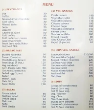 Hotel Shivalik menu 1