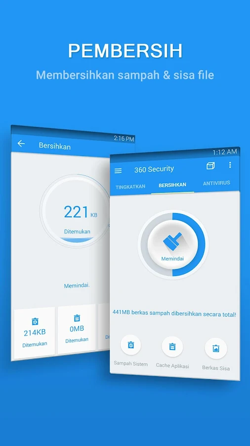   360 Security - Junk Cleaner- tangkapan layar 