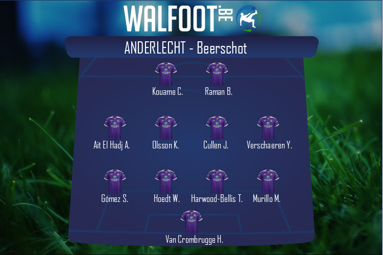 Composition Anderlecht | Anderlecht - Beerschot (24/10/2021)