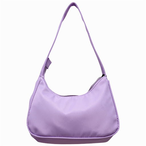 Title 3, New candy purple underarm bag niche hobo person...