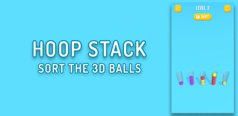 Hoop stack : Sort the 3D balls