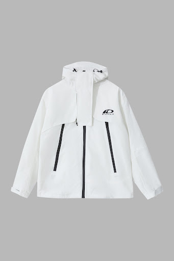 Title 3, Winter Solid Deconstruction Thickened Hooded Co...