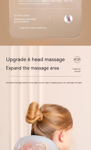 Title 7, Rechargeable Trapezius Neck Massager Relieves N...