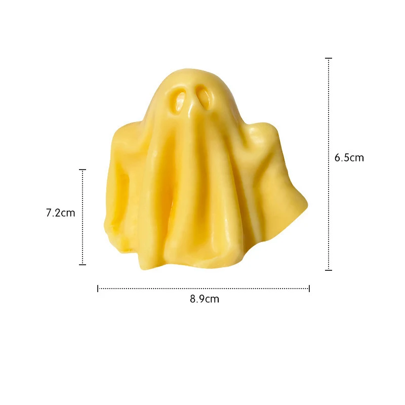 Bougie parfumée aromathérapie forme fantôme tendance, diffuseur d'huiles essentielles pour ambiance relaxante et décoration.