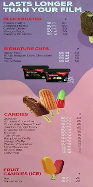 Monty's Ice Cream Corner menu 2