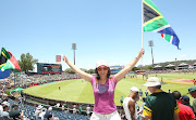 A SA fans having a great time at SuperSport Park in Centurion on the opening day of the first Test between South Africa and Pakistan on Wednesday December 26  2018. The Boxing Day Test, the first to be staged in Centurion, attracted a capacity crowd of more than 10,000 spectators. 