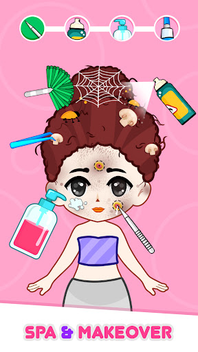 Screenshot chibi doll dress up makeover