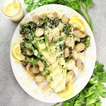 Grilled Romaine Caesar Salad with Garlic Chicken Sausage was pinched from <a href="https://tasteandsee.com/grilled-romaine-caesar-salad/" target="_blank" rel="noopener">tasteandsee.com.</a>