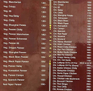 The Wok Master menu 4