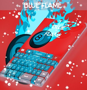 Lastest Blue Flame Keyboard Theme APK for PC