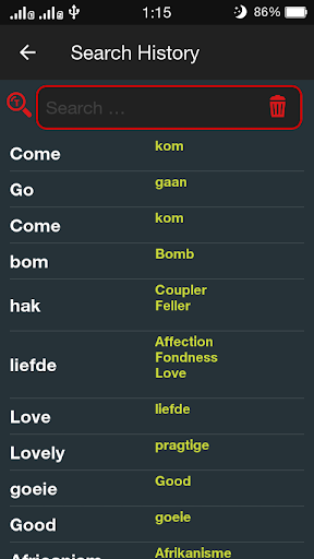 Afrikaans  Dictionary Offline