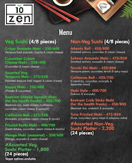 10 Zen menu 1