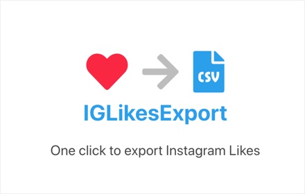 IGLikesExport - Export Instagram Likes Preview image 0