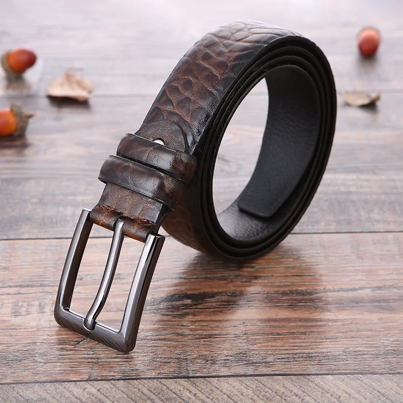 Europe And America Fashion Men's Business Belt New Creative Gift Belt Customizable Manufacturers Wholesale