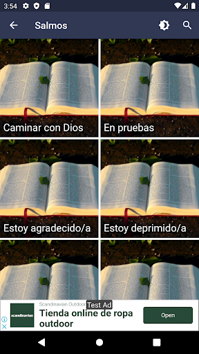 Screenshot Orar a Dios con salmos