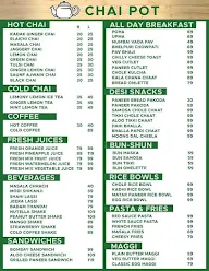 Chai Pot menu 2