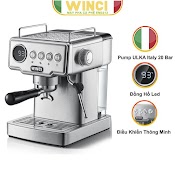 Máy Pha Cà Phê Espresso, Capuchino, Latte Winci Em3212, Bảo Hành 24 Tháng, Hàng Chính Hãng