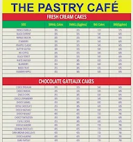 The Pastry Cafe menu 2