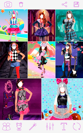 Screenshot Fashion dolls Photo editor